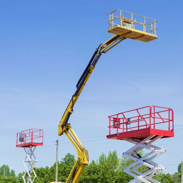 Cherry pickers and scissor lifts